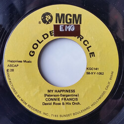 Connie Francis My Happiness / If I Didn't Care USED VINYL 7INCH 45 RPM