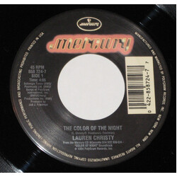 Lauren Christy The Color Of The Night / Rain USED VINYL 7INCH 45 RPM