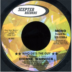 Dionne Warwick Who Gets The Guy / Walk The Way You Talk USED VINYL 7INCH 45 RPM