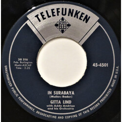 Gitta Lind In Surabaya / Weisser Holunder USED VINYL 7INCH 45 RPM