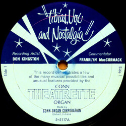 Don Kingston / Franklyn MacCormack Tibias, Vox And Nostalgia USED VINYL 7INCH 33 S RPM