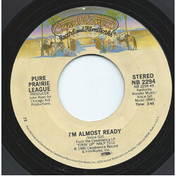 Pure Prairie League I'm Almost Ready USED VINYL 7INCH 45 RPM STEREO