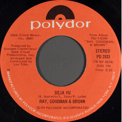 Ray, Goodman & Brown Special Lady USED VINYL 7INCH 45 RPM