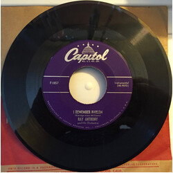 Ray Anthony & His Orchestra I Remember Harlem / Brother Fats USED VINYL 7INCH ALBUM MONO
