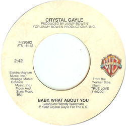Crystal Gayle Baby What About You USED VINYL 7INCH 45 RPM