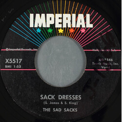 The Sad Sacks Sack Dresses USED VINYL 7INCH 45 RPM