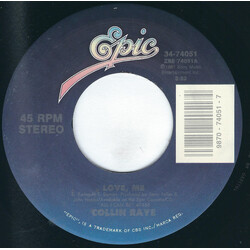 Collin Raye Love, Me USED VINYL 7INCH 45 RPM