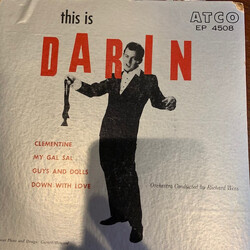 Bobby Darin This Is Darin USED VINYL 7INCH 45 RPM EP