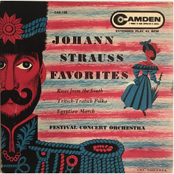 Festival Concert Orchestra Johann Strauss Favorites USED VINYL 7INCH 45 RPM EP