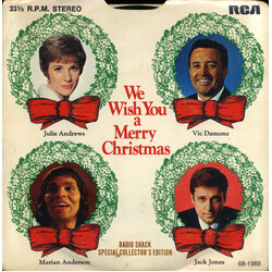 Various We Wish You A Merry Christmas VINYL 7" USED