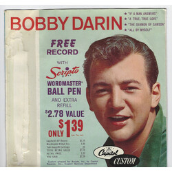 Bobby Darin If A Man Answers USED VINYL 7INCH 45 RPM EP SPECIAL EDITION