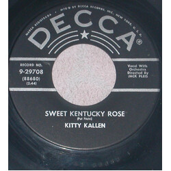 Kitty Kallen Sweet Kentucky Rose / How Lonely Can I Get USED VINYL 7INCH 45 RPM