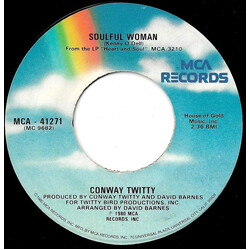Conway Twitty Soulful Woman USED VINYL 7INCH 45 RPM