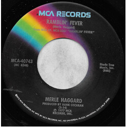 Merle Haggard Ramblin' Fever USED VINYL 7INCH 45 RPM