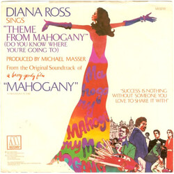 Diana Ross Theme From Mahogany (Do You Know Where You're Going To) / No One's Gonna Be  A Fool Forever USED VINYL 7INCH 45 RPM