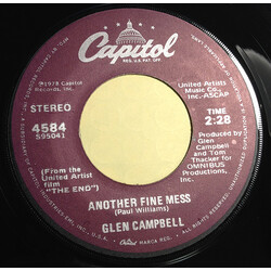 Glen Campbell Another Fine Mess / Can You Fool USED VINYL 7INCH 45 RPM