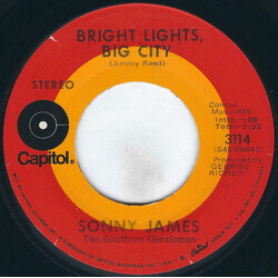Sonny James Bright Lights, Big City USED VINYL 7INCH 45 RPM STEREO