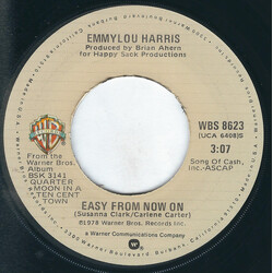 Emmylou Harris Easy From Now On / You're Supposed To Be Feeling Good USED VINYL 45 RPM 7INCH