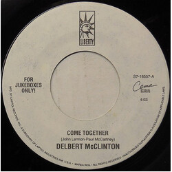 Delbert McClinton / John Berry (8) Come Together / The Long And Winding Road USED VINYL 7INCH 45 RPM JUKEBOX