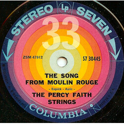 The Percy Faith Strings The Song From Moulin Rouge / Bouquet USED VINYL 7INCH 33 S RPM JUKEBOX STEREO