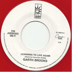 Garth Brooks Learning To Live Again / Walking After Midnight USED VINYL 7INCH 45 RPM JUKEBOX