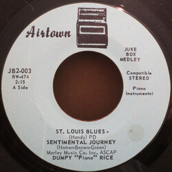 Denzil Dumpy Rice St. Louis Blues - Sentimental Journey USED VINYL 7INCH 45 RPM JUKEBOX STYRENE