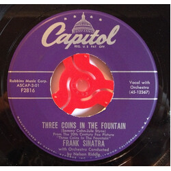 Frank Sinatra Three Coins In The Fountain USED VINYL 7INCH 45 RPM