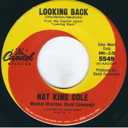 Nat King Cole One Sun / Looking Back USED VINYL 7INCH 45 RPM