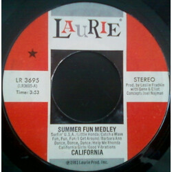 California (13) Summer Fun Medley USED VINYL 7INCH 45 RPM MIXED STYRENE STEREO