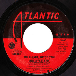 Roberta Flack The Closer I Get To You / Love Is The Healing USED VINYL 7INCH 45 RPM