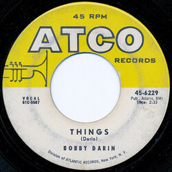 Bobby Darin Things / Jailer Bring Me Water VINYL 7" USED