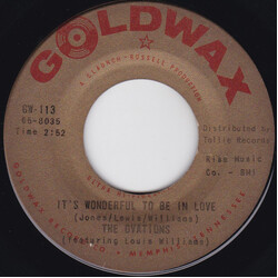 The Ovations It's Wonderful To Be In Love / Dance Party USED VINYL 7INCH 45 RPM
