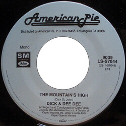 Dick And Dee Dee / Nelson Riddle The Mountain's High / Route 66 Theme USED VINYL 7INCH 45 RPM SINGLE STEREO MONO