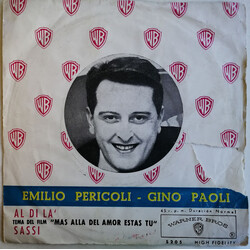 Emilio Pericoli / Gino Paoli Al Di La' (Tema Del Film "Mas Alla Del Amor Estas Tu") / Sassi USED VINYL 7INCH 45 RPM MONO