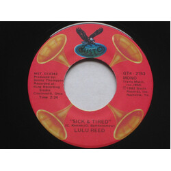 Lula Reed Sick And Tired / Bump On A Log USED VINYL 7INCH 45 RPM MONO