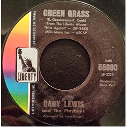 Gary Lewis & The Playboys Green Grass / I Can Read Between The Lines USED VINYL 7INCH 45 RPM MONO