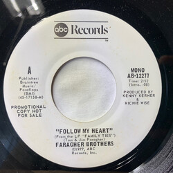 Faragher Bros Follow My Heart USED VINYL 7INCH 45 RPM PROMO STEREO MONO