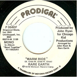 Rare Earth Warm Ride USED VINYL 7INCH 45 RPM PROMO STEREO MONO