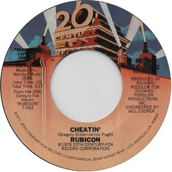 Rubicon (2) Cheatin' USED VINYL 7INCH 45 RPM PROMO STEREO MONO