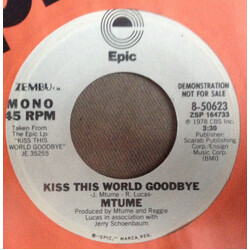 Mtume Funky Constellation / Kiss This World Goodbye USED VINYL 7INCH 45 RPM PROMO MONO