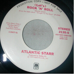 Atlantic Starr (Let's) Rock 'N' Roll USED VINYL 7INCH 45 RPM PROMO STEREO MONO
