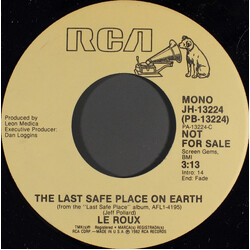 Le Roux The Last Safe Place On Earth USED VINYL 7INCH 45 RPM PROMO STEREO MONO