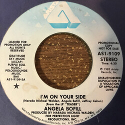 Angela Bofill I'm On Your Side USED VINYL 7INCH 45 RPM PROMO STEREO MONO