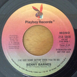 Benny Barnes Ive Got Some Gettin Over You To Do USED VINYL 7INCH 45 RPM PROMO STEREO MONO