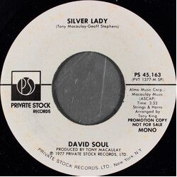 David Soul Silver Lady USED VINYL 7INCH 45 RPM PROMO STEREO MONO