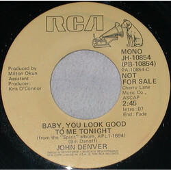 John Denver Baby, You Look Good To Me Tonight USED VINYL 7INCH 45 RPM PROMO STEREO MONO