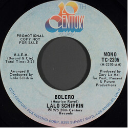 Lalo Schifrin Bolero USED VINYL 7INCH 45 RPM PROMO STEREO MONO