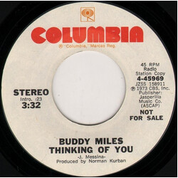 Buddy Miles Thinking Of You USED VINYL 7INCH 45 RPM PROMO STEREO MONO