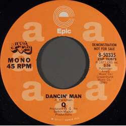 Q (36) Dancin' Man USED VINYL 7INCH 45 RPM PROMO STEREO MONO
