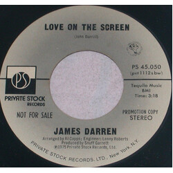 James Darren Love On The Screen USED VINYL 7INCH 45 RPM PROMO STEREO MONO